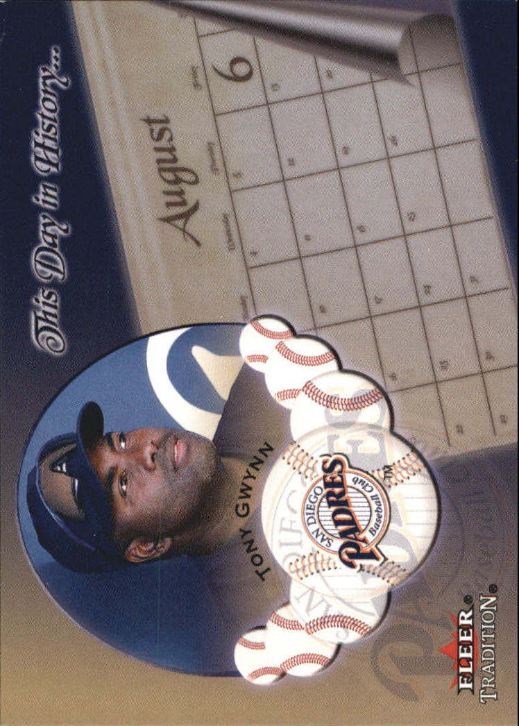 Fleer Tradition Baseball 2002 "Questo giorno nella storia" Inserto carte - Foto 2 di 18