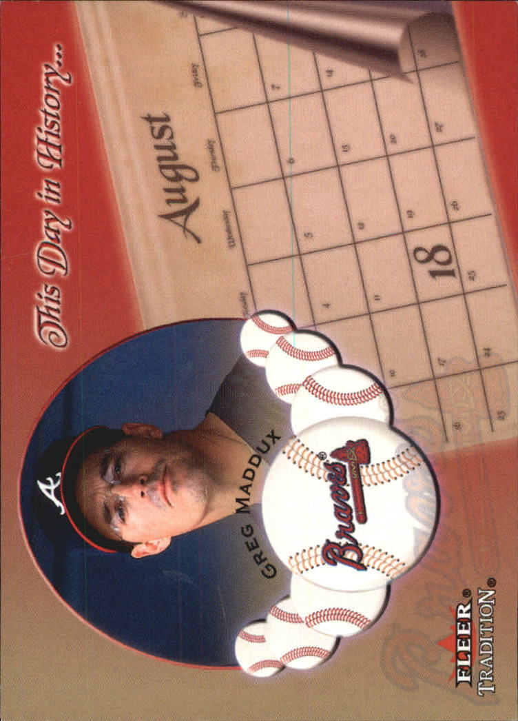 Fleer Tradition Baseball 2002 "Questo giorno nella storia" Inserto carte - Foto 10 di 18