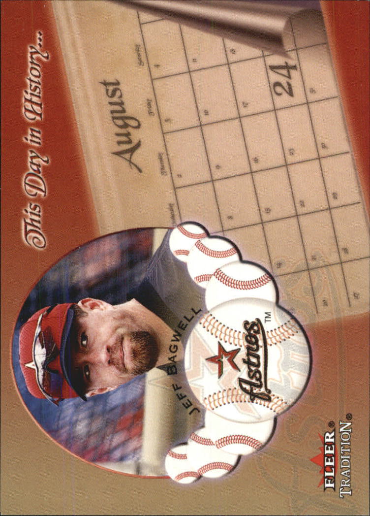 Fleer Tradition Baseball 2002 "Questo giorno nella storia" Inserto carte - Foto 15 di 18