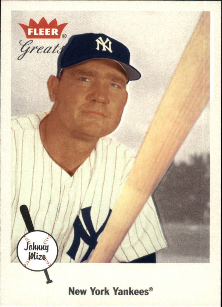 2002 Greats of the Game #12 Johnny Mize