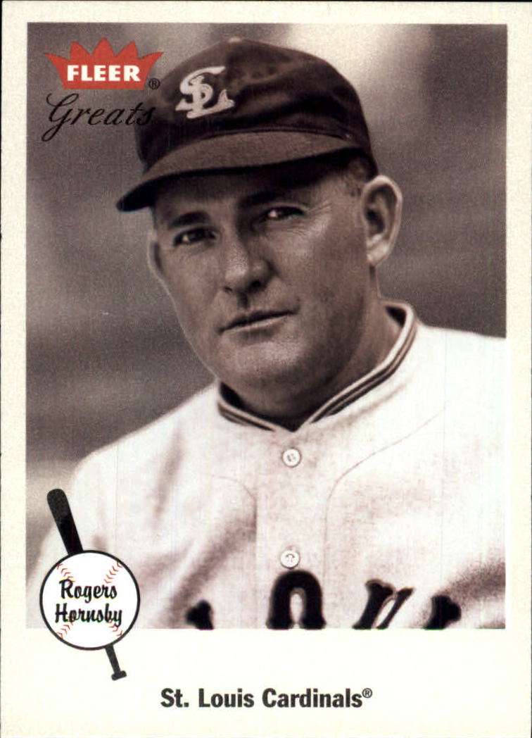 2002 Greats of the Game #23 Rogers Hornsby
