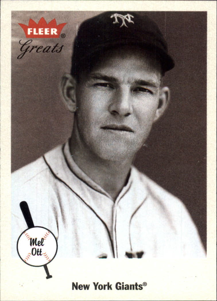 2002 Greats of the Game #58 Mel Ott