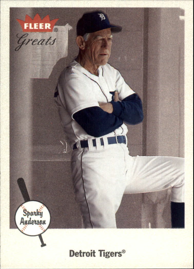 2002 Greats of the Game #71 Sparky Anderson