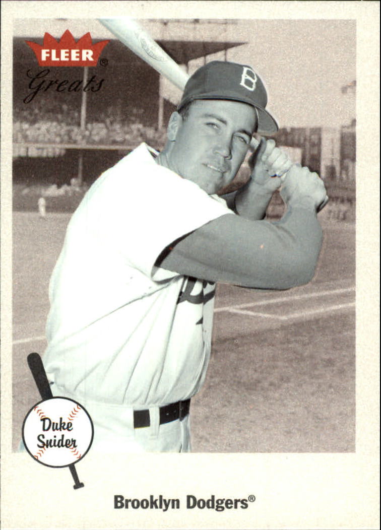 2002 Greats of the Game #83 Duke Snider