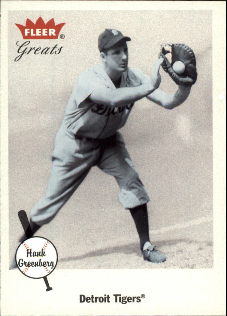 2002 Greats of the Game #100 Hank Greenberg