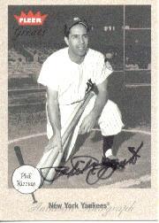 2002 Greats of the Game Autographs #PR Phil Rizzuto SP/300