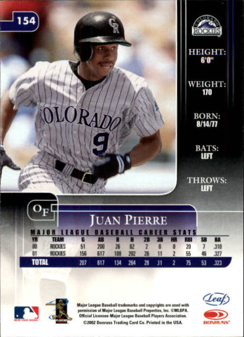 B3169- 2002 Leaf Rookies and Stars BB 1-398 +Inserts -You Pick- 15+ FREE US SHIP - Picture 179 of 339