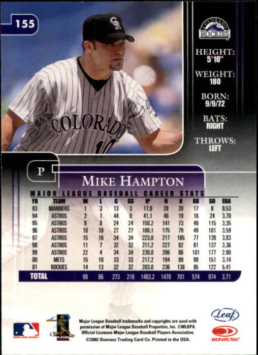 B3169- 2002 Leaf Rookies and Stars BB 1-398 +Inserts -You Pick- 15+ FREE US SHIP - Picture 181 of 339
