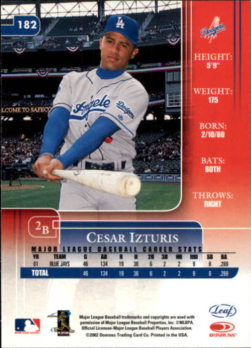 B3169- 2002 Leaf Rookies and Stars BB 1-398 +Inserts -You Pick- 15+ FREE US SHIP - Picture 219 of 339