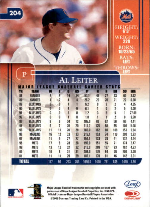 B3169- 2002 Leaf Rookies and Stars BB 1-398 +Inserts -You Pick- 15+ FREE US SHIP - Picture 249 of 339