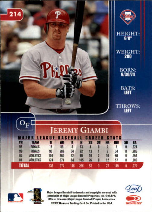 B3169- 2002 Leaf Rookies and Stars BB 1-398 +Inserts -You Pick- 15+ FREE US SHIP - Picture 265 of 339