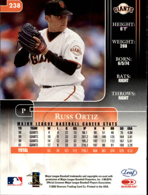 B3169- 2002 Leaf Rookies and Stars BB 1-398 +Inserts -You Pick- 15+ FREE US SHIP - Picture 305 of 339