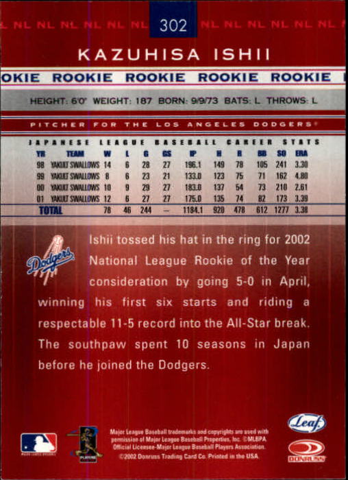 B3169- 2002 Leaf Rookies and Stars BB 1-398 +Inserts -You Pick- 15+ FREE US SHIP - Picture 323 of 339