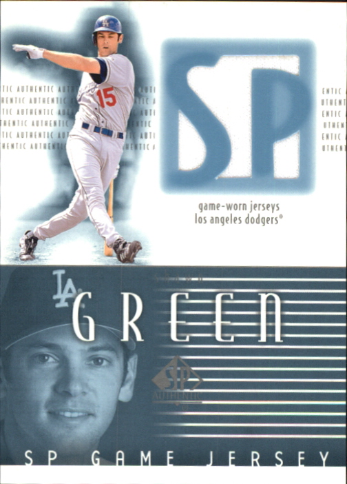 2002 SP Authentic Game Jersey #JSG Shawn Green