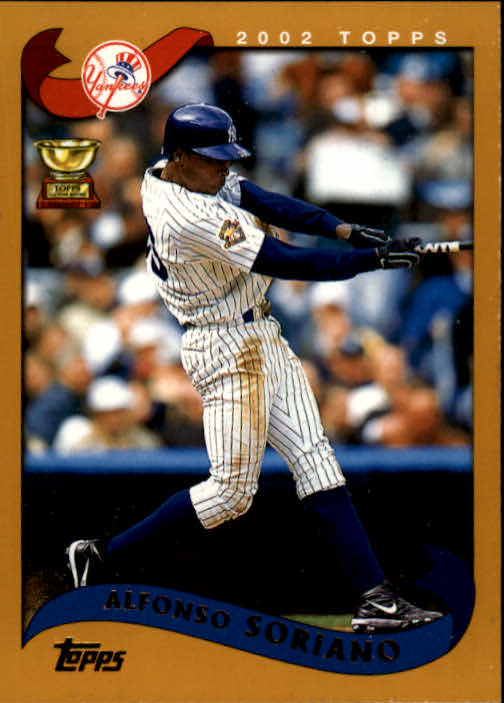 Alfonso Soriano 2002 Topps Opening Day #33 New York Yankees MLB Baseball  Card