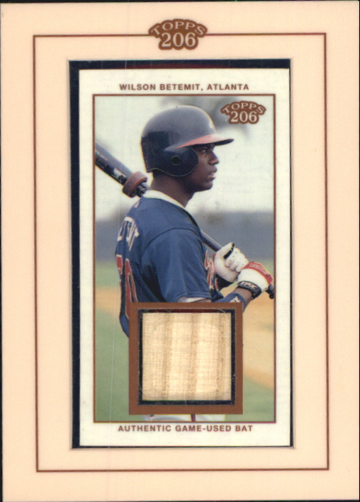 2002 Topps 206 Relics #WB Wilson Betemit Bat D3