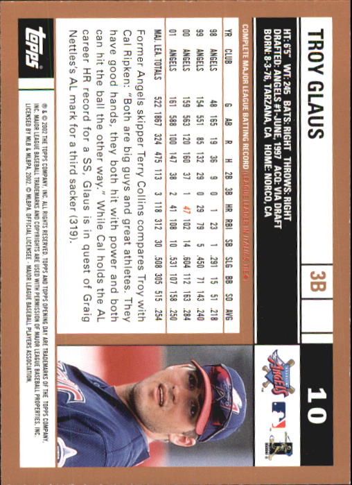 A7543- 2002 Topps Opening Tag Baseball Karten 1-165 -du Pick- 15 + Free US - Bild 21 von 330
