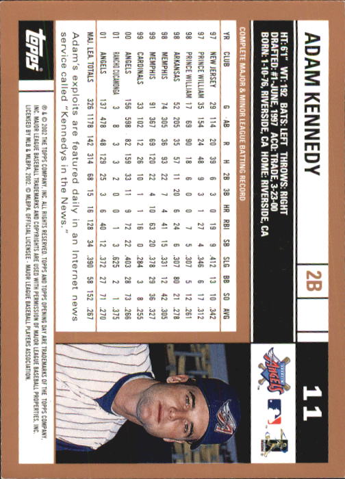 A7543- 2002 Topps Opening Tag Baseball Karten 1-165 -du Pick- 15 + Free US - Bild 23 von 330
