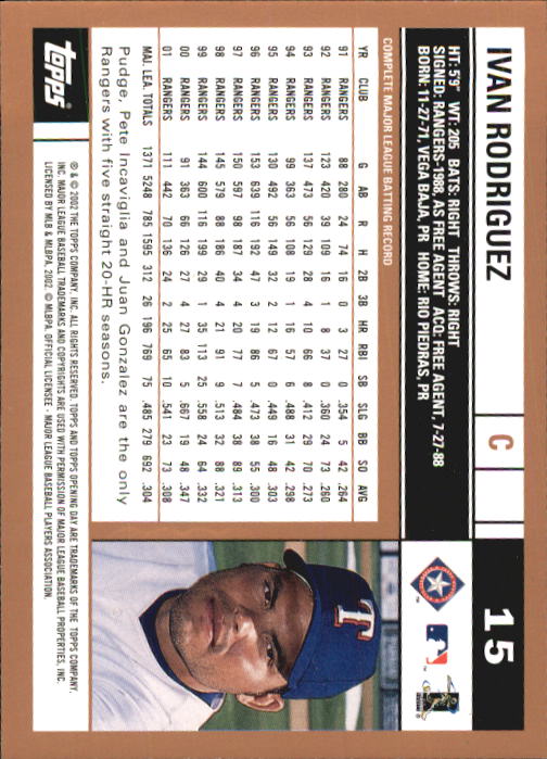 A7543- 2002 Topps Opening Tag Baseball Karten 1-165 -du Pick- 15 + Free US - Bild 31 von 330