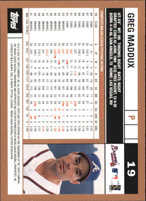 A7543- 2002 Topps Opening Tag Baseball Karten 1-165 -du Pick- 15 + Free US - Bild 39 von 330