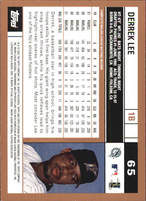 A7543- 2002 Topps Opening Tag Baseball Karten 1-165 -du Pick- 15 + Free US - Bild 130 von 330