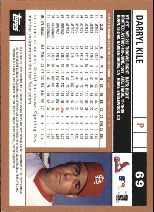 A7543- 2002 Topps Opening Tag Baseball Karten 1-165 -du Pick- 15 + Free US - Bild 138 von 330