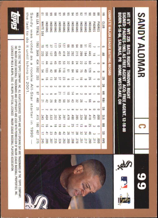 A7543- 2002 Topps Opening Tag Baseball Karten 1-165 -du Pick- 15 + Free US - Bild 198 von 330