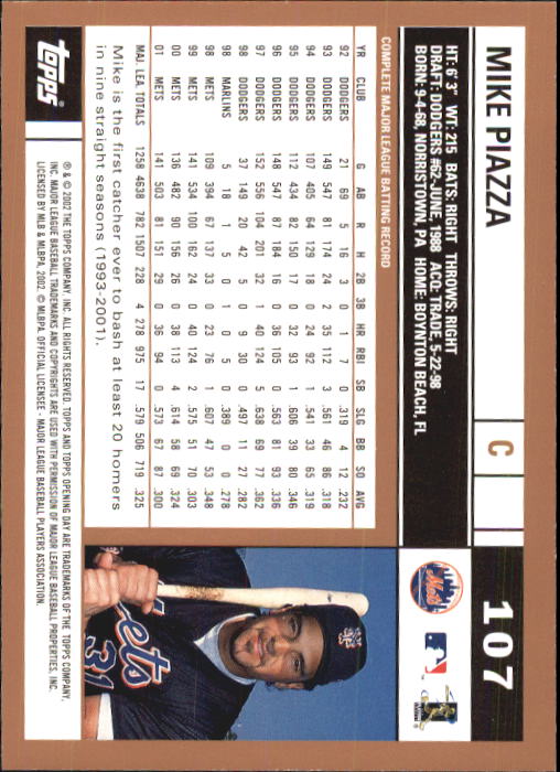 A7543- 2002 Topps Opening Tag Baseball Karten 1-165 -du Pick- 15 + Free US - Bild 214 von 330