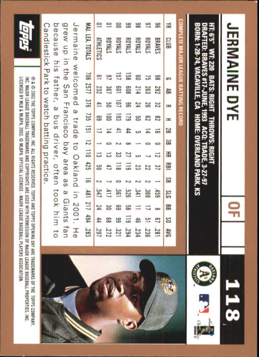 A7543- 2002 Topps Opening Tag Baseball Karten 1-165 -du Pick- 15 + Free US - Bild 236 von 330