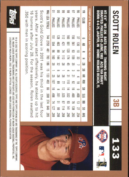 A7543- 2002 Topps Opening Tag Baseball Karten 1-165 -du Pick- 15 + Free US - Bild 266 von 330