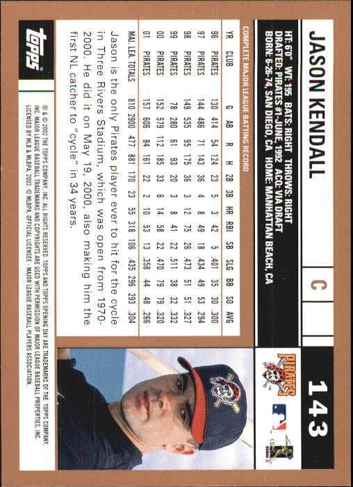A7543- 2002 Topps Opening Tag Baseball Karten 1-165 -du Pick- 15 + Free US - Bild 286 von 330