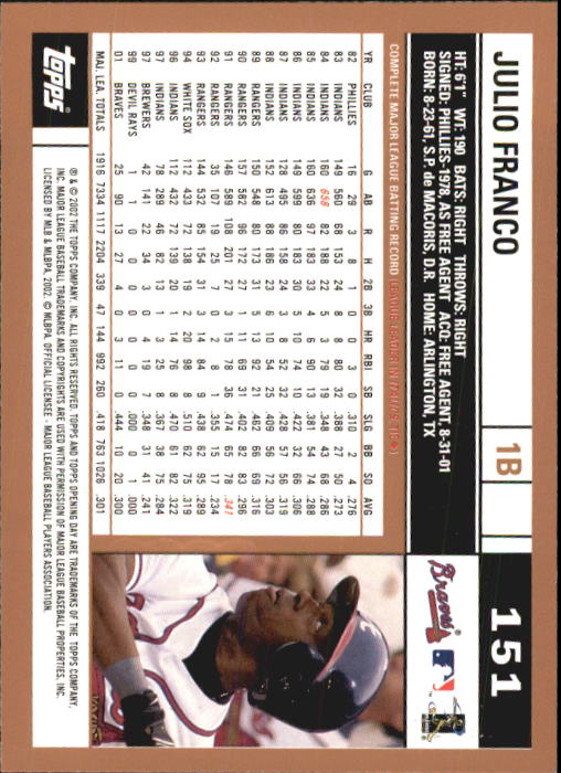 A7543- 2002 Topps Opening Tag Baseball Karten 1-165 -du Pick- 15 + Free US - Bild 302 von 330