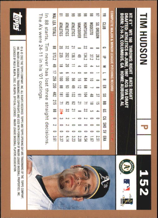 A7543- 2002 Topps Opening Tag Baseball Karten 1-165 -du Pick- 15 + Free US - Bild 304 von 330