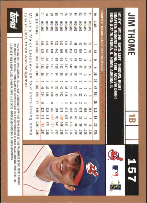 A7543- 2002 Topps Opening Tag Baseball Karten 1-165 -du Pick- 15 + Free US - Bild 314 von 330