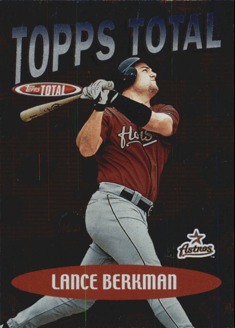 LANCE BERKMAN 2006 Bowman Heritage Pieces of Greatness Relics 