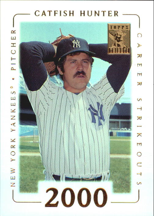 2002 Topps Catfish Hunter 58 Baseball Card eBay