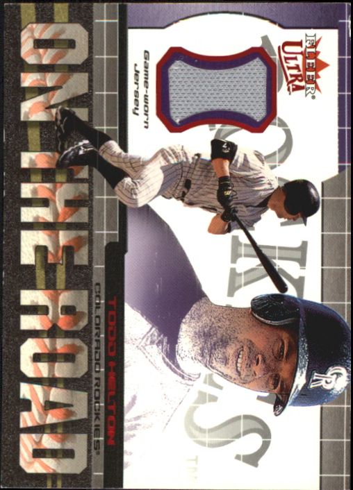 2002 Ultra On the Road Game Jersey #9 Todd Helton