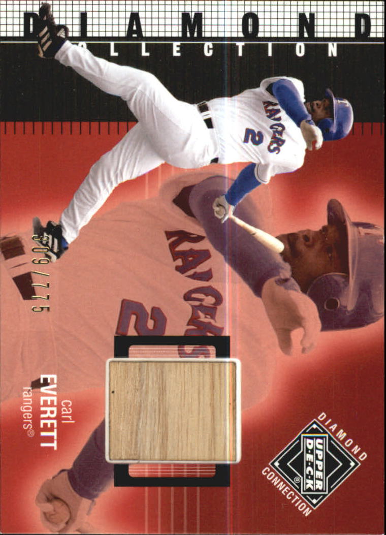 2002 Upper Deck Diamond Connection #398 Carl Everett DC Bat