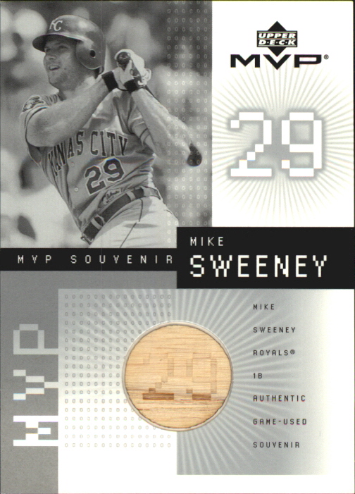 2002 Upper Deck MVP Game Souvenirs Bat #BMS Mike Sweeney