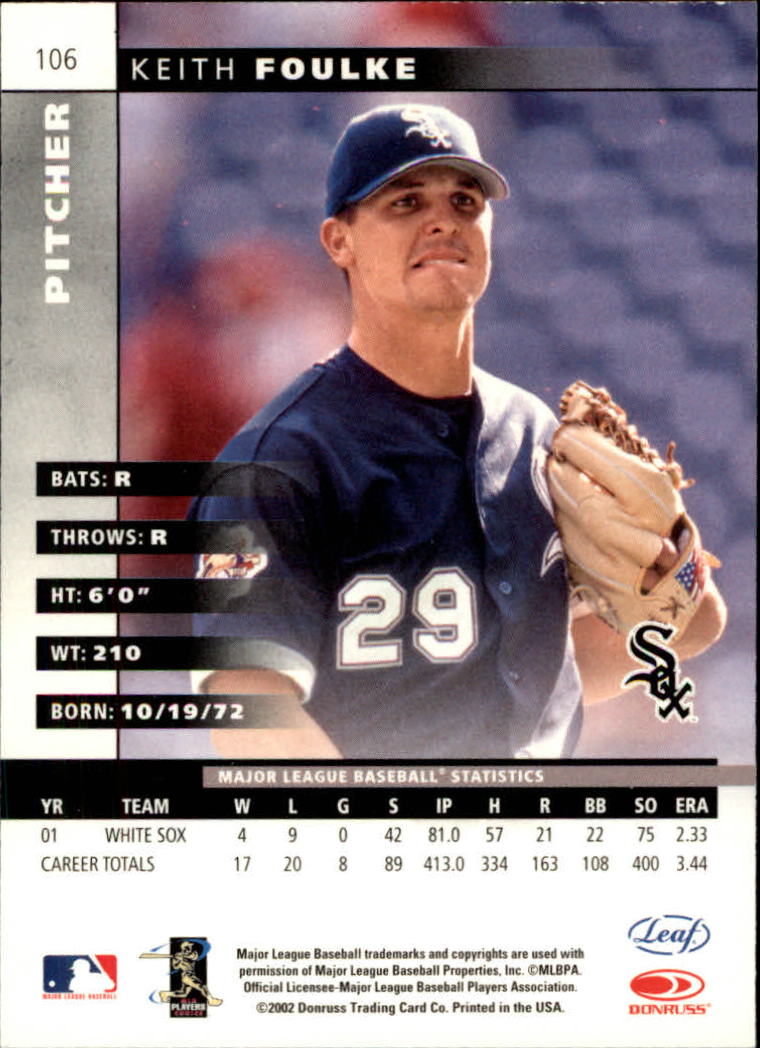 B5221- 2002 Leaf Baseball Card #s 1-200 +Inserts -You Pick- 15+ FREE US SHIP - Picture 135 of 199