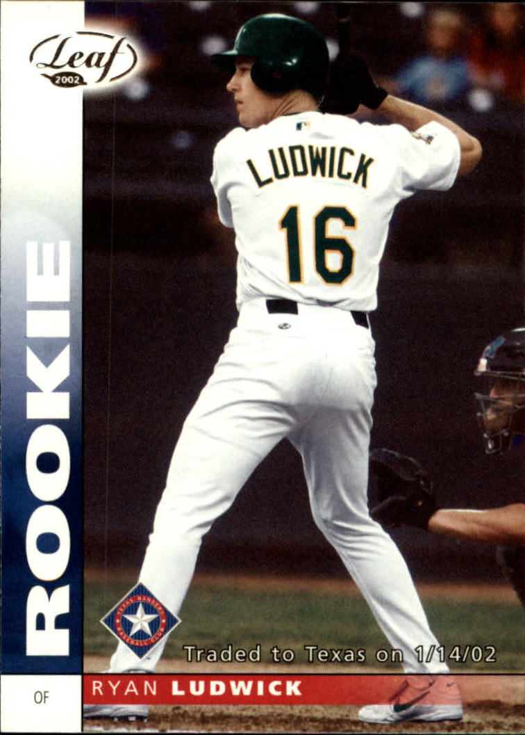 2002 Leaf #186 Ryan Ludwick ROO
