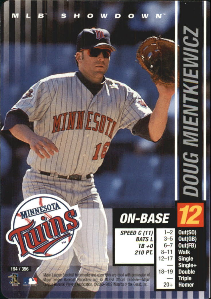 2002 MLB Showdown #194 Doug Mientkiewicz