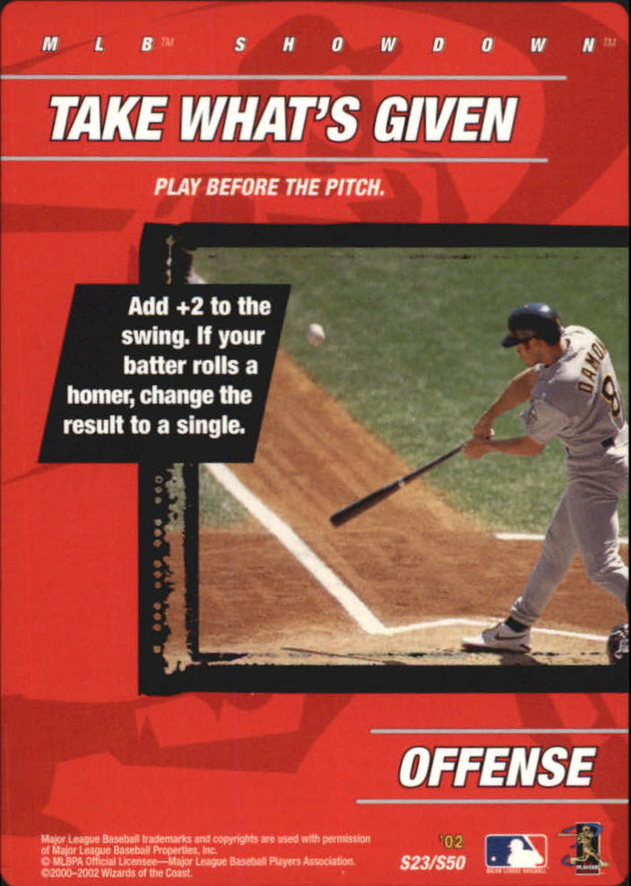 B1818- 2002 MLB Showdown BB Cards 251-356 +Inserts -You Pick- 15+ FREE US SHIP - Bild 153 von 208