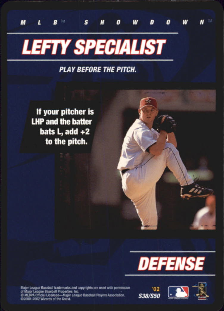 2002 MLB Showdown Strategy #S38 Lefty Specialist/B.Wagner