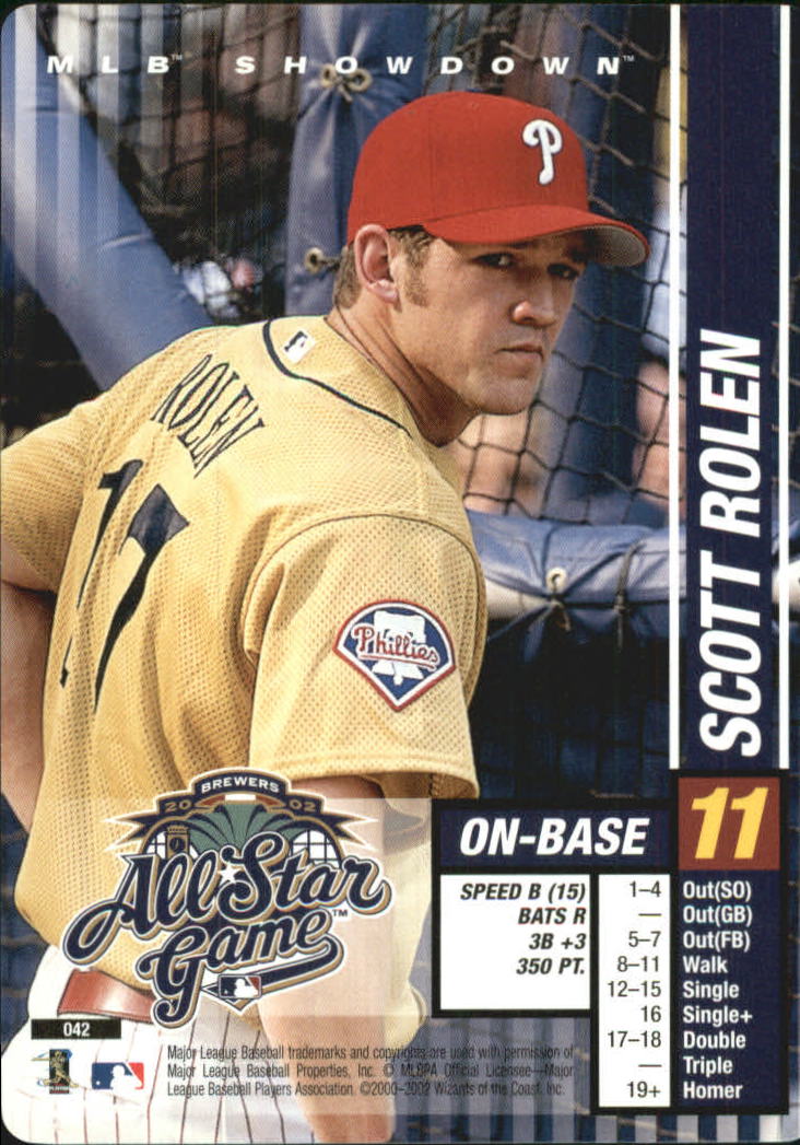 2002 MLB Showdown All-Star Game #42 Scott Rolen