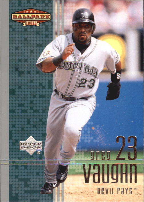 2002 Upper Deck Ballpark Idols #20 Greg Vaughn