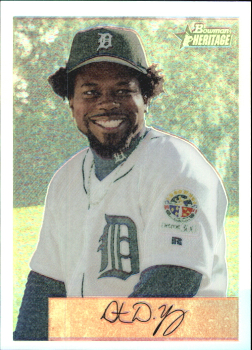 2002 Bowman Heritage Chrome Refractors #97BHC Dmitri Young
