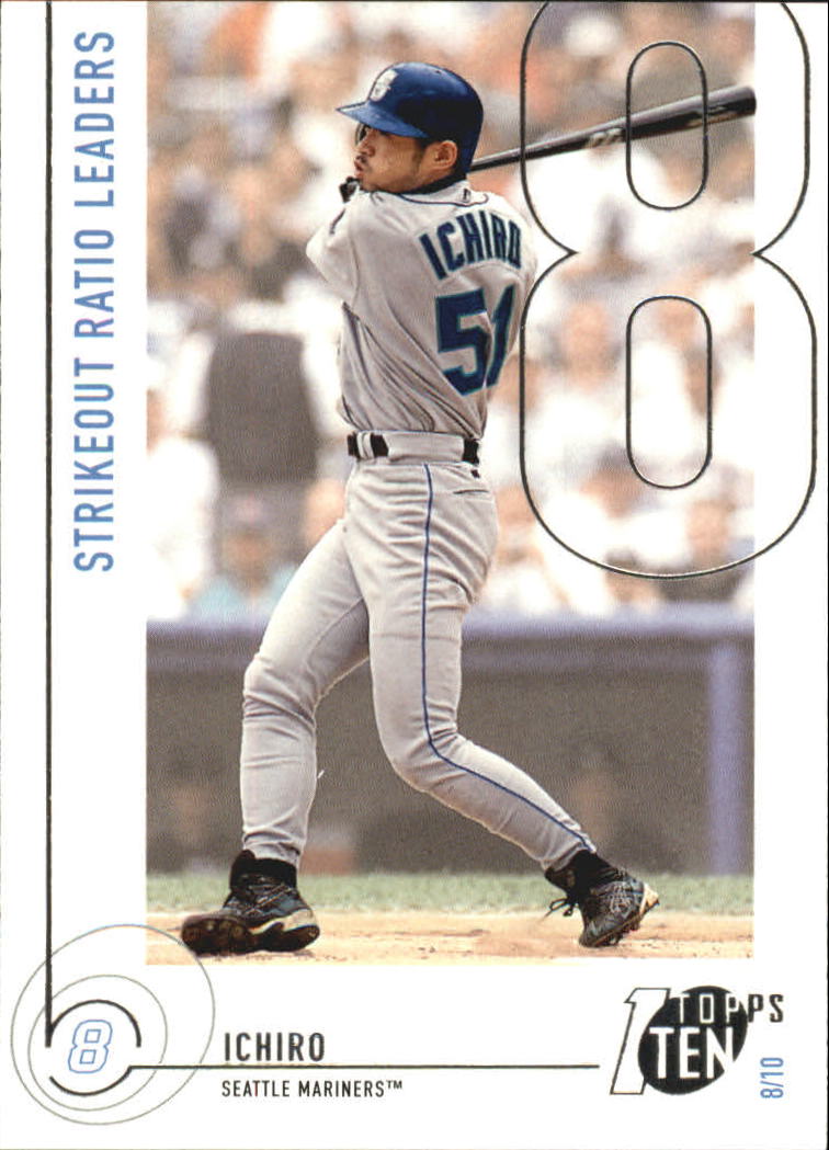 2002 Topps Ten #99 Ichiro Suzuki K/AB