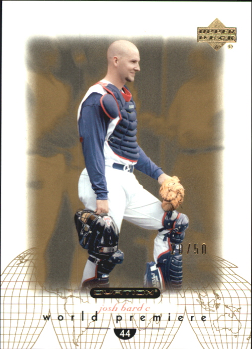 2002 Upper Deck Ovation Standing Ovation #160 Josh Bard WP
