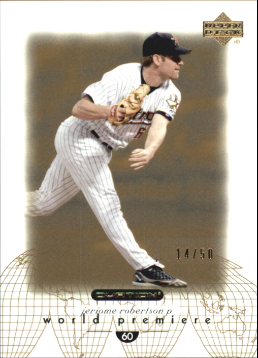 2002 Upper Deck Ovation Standing Ovation #165 Jeriome Robertson WP
